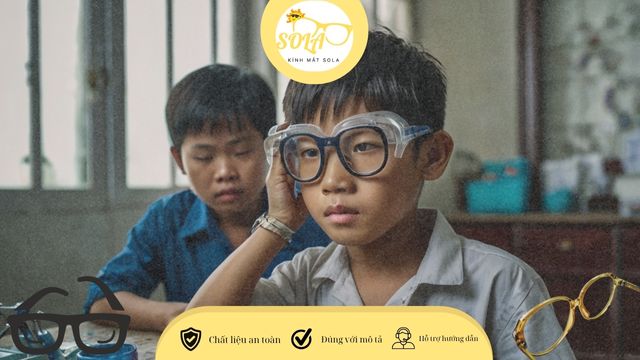 Lưu ý khi đeo kính cận cho bé trai Việt Nam