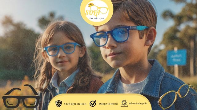 Giao diện web bán kính lọc ánh sáng xanh cho bé
