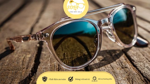 Kính râm tròng Polycarbonate nhẹ bền