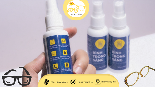 NƯỚC XỊT KÍNH CHỐNG MỜ – GIẢI PHÁP BẢO VỆ THỊ LỰC HIỆU QUẢ TỪ SOLA