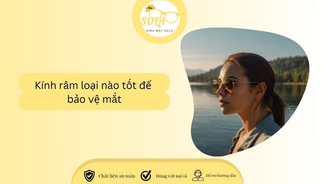 Đeo kính râm có lợi cho đôi mắt