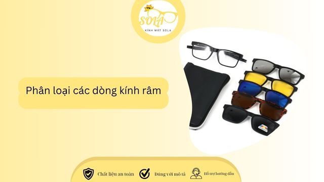 phân loại các dòng kính râm