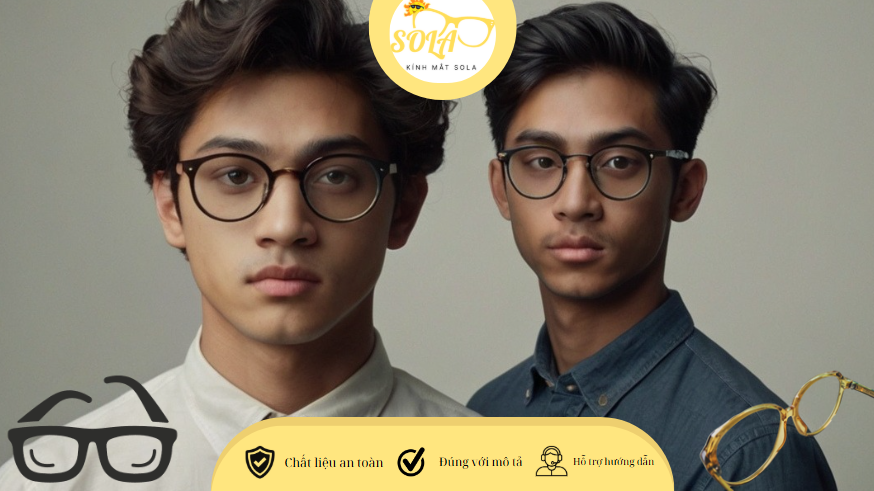a couple of men wearing glasses
