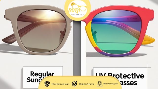 Sự khác nhau giữa kính râm và kính râm chống tia UV